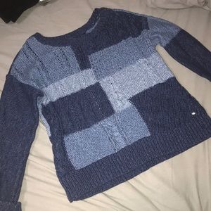 American Eagle patch sweater ONLY WORN ONCE